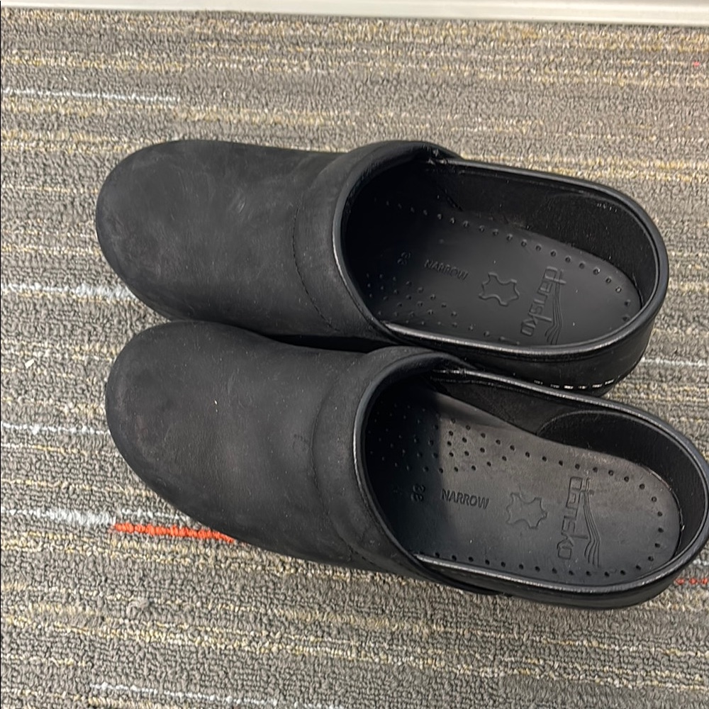 Dansko Black Slip-On Loafers Comfortable and Versatile